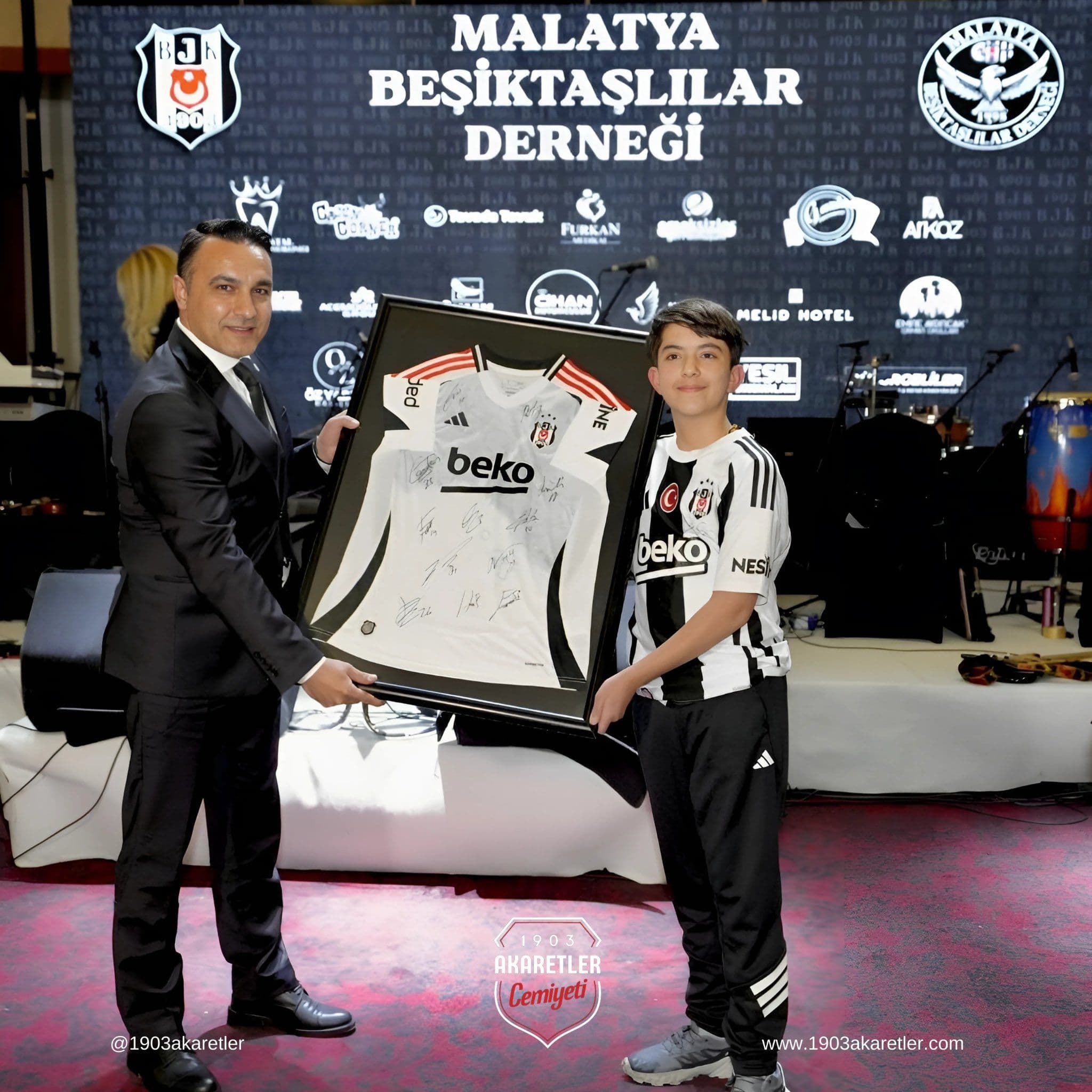 Malatya Beşiktaşlılar Derneği Açılış ve Yardım Gecesine Katıldık